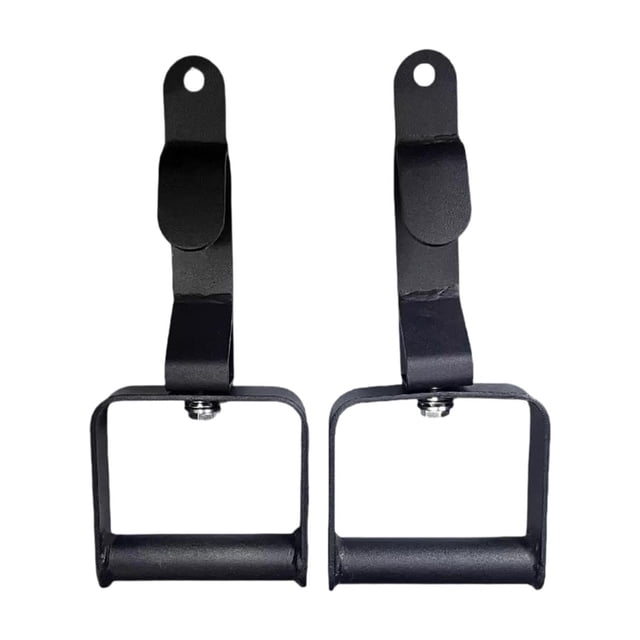 amagogo 2 Pieces Pull up Bar Handles Gym Handles Portable Ergonomic Rotating Grip Rowing Style B
