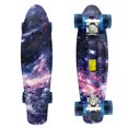 thumbnail image 2 of Monopatín Meketec Mini Cruiser Retro Starry de 22 pulgadas, color morado, 2 of 4