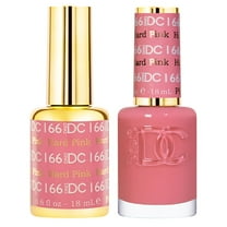 DND DC Soak Off Gel Polish   Matching Nail Polish Duo #166 Hard Pink