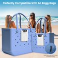 thumbnail image 3 of Soporte de teléfono de silicona para bolsas Bogg de OUTXE, color blanco, 3 of 7