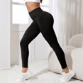 thumbnail image 7 of Outfmvch Women's High Waist Workout Leggings Resistance Band Leggings Butt Lift Yoga Workout Pants Resistance Band Leggings Womens Cellulite Leggings for Women A1 Black XS-2XL, 7 of 7