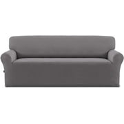 Easy-Going Super Stretch Sofa Slipcover Non Slip Couch Cover, Sofa Size, Light Gray