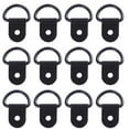 thumbnail image 1 of 24Pcs D Rings Photo Frame Hanging Hooks Picture Frame Holders Wall Bracket Hangers (Black), 1 of 5