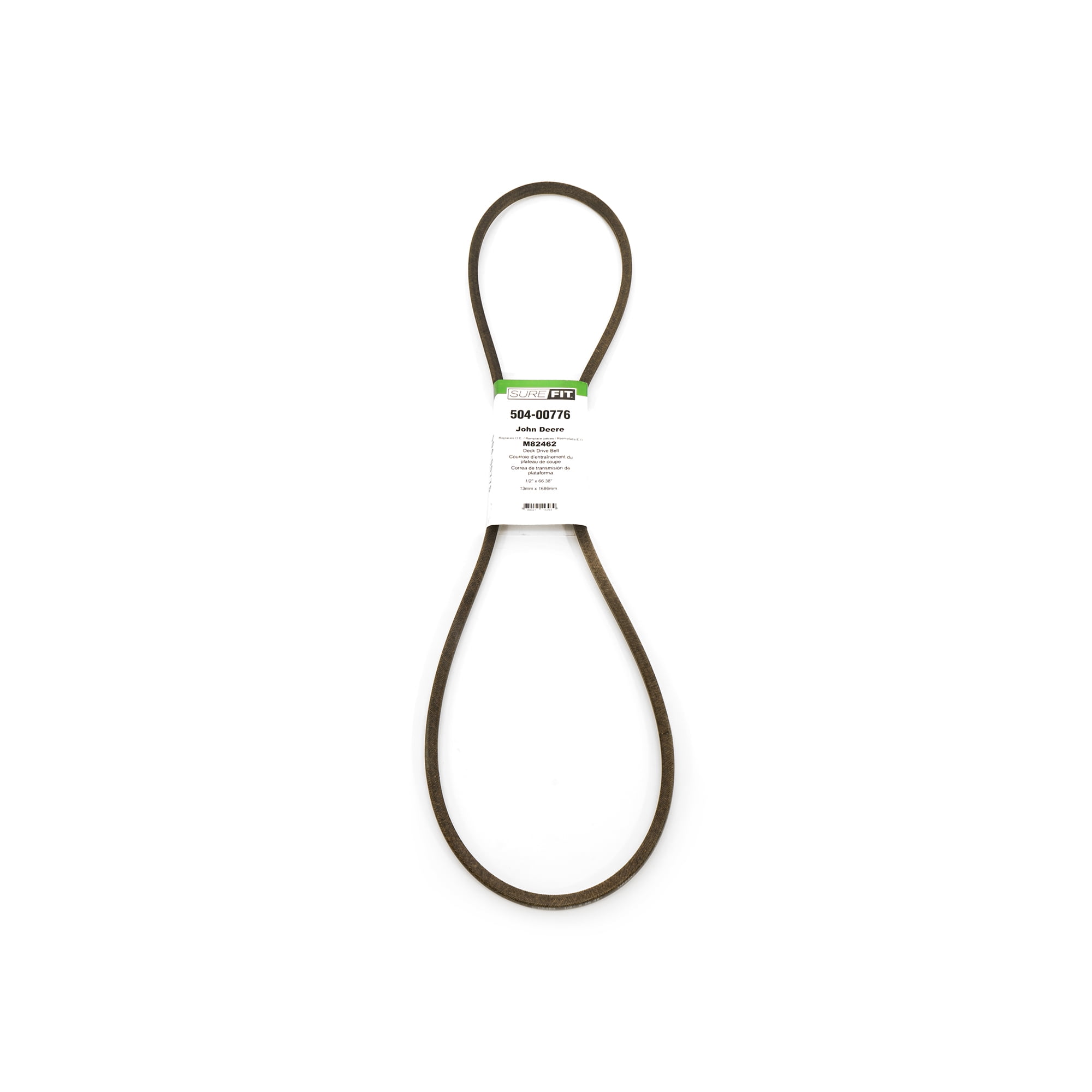 SureFit Replacement Belt Deck Drive Belt For OEM John Deere M82462