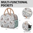 thumbnail image 6 of Reusable Wolf Lnsulated Lunch Bag for Women & Men-Leakproof Water-Resistant Cooler Tote,Large Capacity(10.6x8.7x6.3in)for Work,Office,Travel,Picnic,Beach., 6 of 7