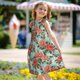 thumbnail image 5 of Fotbe Rose Flowers Vestido de Dormir para Niñas de 3 a 10 Años, Mangas Cortas, Estilo Princesa, Pijama Camisón con Mangas Voladas-Medium, 5 of 6