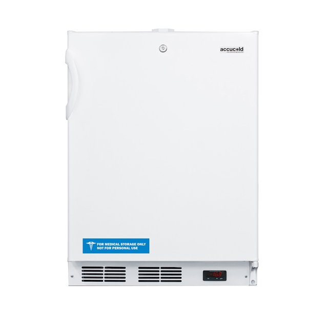 Accucold ACF48W 24" One-Section Undercounter Medical Freezer - White, 115v