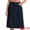 Black Blue, variant on Women's A Line Back Waist Knee Length Jean Skirts Small Blue