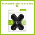 thumbnail image 2 of McKesson Black 4-Point Cane Tip, Self-Standing, 3/4 in Diameter, 1 Count, 1 Pack, 2 of 6