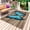 Brown, variant on Blue Butterfly Outdoor Rug 6x9 Ft - Reversible Patio Rug Outdoor Camping Rugs, Vintage Animal Artwork Brown Wooden Grain Indoor Outdoor Area Rugs, Non-Slip Outdoor Carpet Runner for Deck/Porch