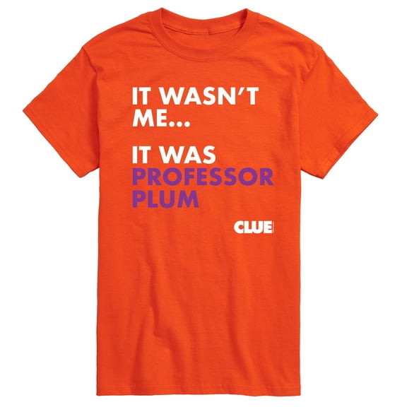 Clue - It Wasnt Me It Was Professor Plum - Men's Short Sleeve T-Shirt