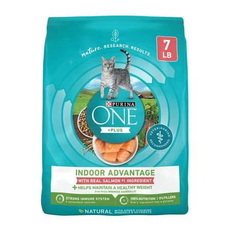 UPC: 0017800193368 | Purina ONE Natural Low Fat Indoor Dry Weight Control High Protein Cat Food Plus Indoor Advantage With Real Salmon