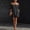 Black, variant on Morttic Women's Stylish Solid Color Off Shoulder Mini Dress – Elegant Side Pocket Summer Vacation & Everyday Outfit Black，XL