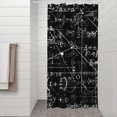 thumbnail image 2 of Math Equations Algebra Black Pattern Shower Curtain 36"x72" ,Bathroom Decorative Shower Curtains Set with 12 Hooks,Modern Waterproof Washable Shower Curtain, 2 of 6