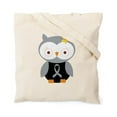 thumbnail image 2 of CafePress - Gray Ribbon Awareness Owl Tote Bag - Unisex Canvas Tote Bag, Beige, 1-Piece, 2 of 7