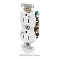 thumbnail image 2 of Leviton Tamper/Weather Resistant Outlet - 15 Amp 125 Volt, 5-15R, Heavy Duty - 1 Pack, 2 of 3