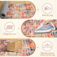 thumbnail image 6 of RUG ROBOT 6'x9' Area Rugs for Living Room, Washable Bedroom Rug Non-Slip, Abstract Soft Modern Large Accent Carpet Throw Rug for Kitchen Dining Room Home Office, Multi Color, 6 of 10