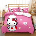 thumbnail image 1 of Hot Hello Kitty Comforter Cover Set Bedding Set Digital Printed Bedding Suit EU/US Size Spring Comfortable Household Supplies, 1 of 6