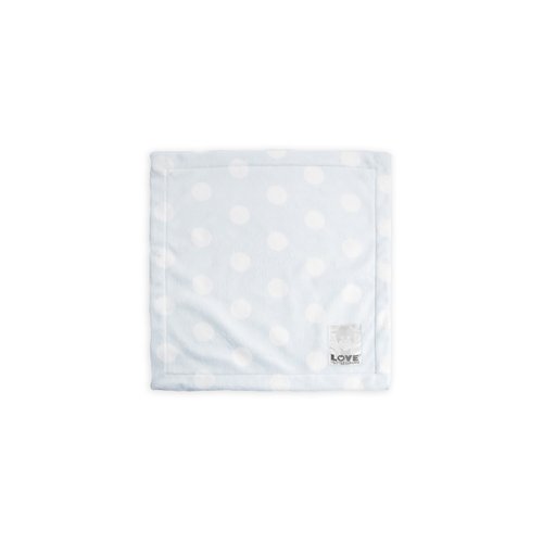 LOVE by Little Giraffe Silky Dot Blanky, Blue - Walmart.com