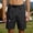 Black, variant on FRSASU Men's Work Cargo Shorts Lightweight Elastic Waist Belted Cargo Pockets Beach Casual Outdoor Work Wear Shorts for Men Khaki