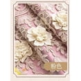 thumbnail image 1 of European Palace Luxury Curtains for Living Room Valance Grey Curtains Double Layer Relief Embroidered Tulle Blackout Curtains, 1 of 5