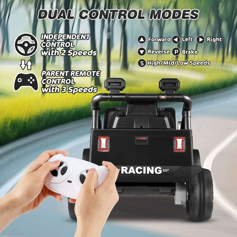 Remote Control Truck， store LED Lights and Simulation Sound for Kids