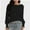 Black, variant on Long Sleeve Tops for Women Fashion T Shirts for Women Crewneck Casual Loose Shirts Basic Tee