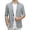Gray, variant on Waffle Knit Blazer for Men Stretch Ice Silk UPF 50+ Summer Fall Suit Jackets Notched Lapel 2-Button Front Single Breasted Wedding Prom Jackets with Pockets Gray M