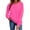 Hot Pink-6, variant on Aofany Women Valentine's Day Pullover Sweatshirts Heart Print Sweater Tops Long Sleeve Crewneck Shirts Fashion Loose Blouse Sweatshirt