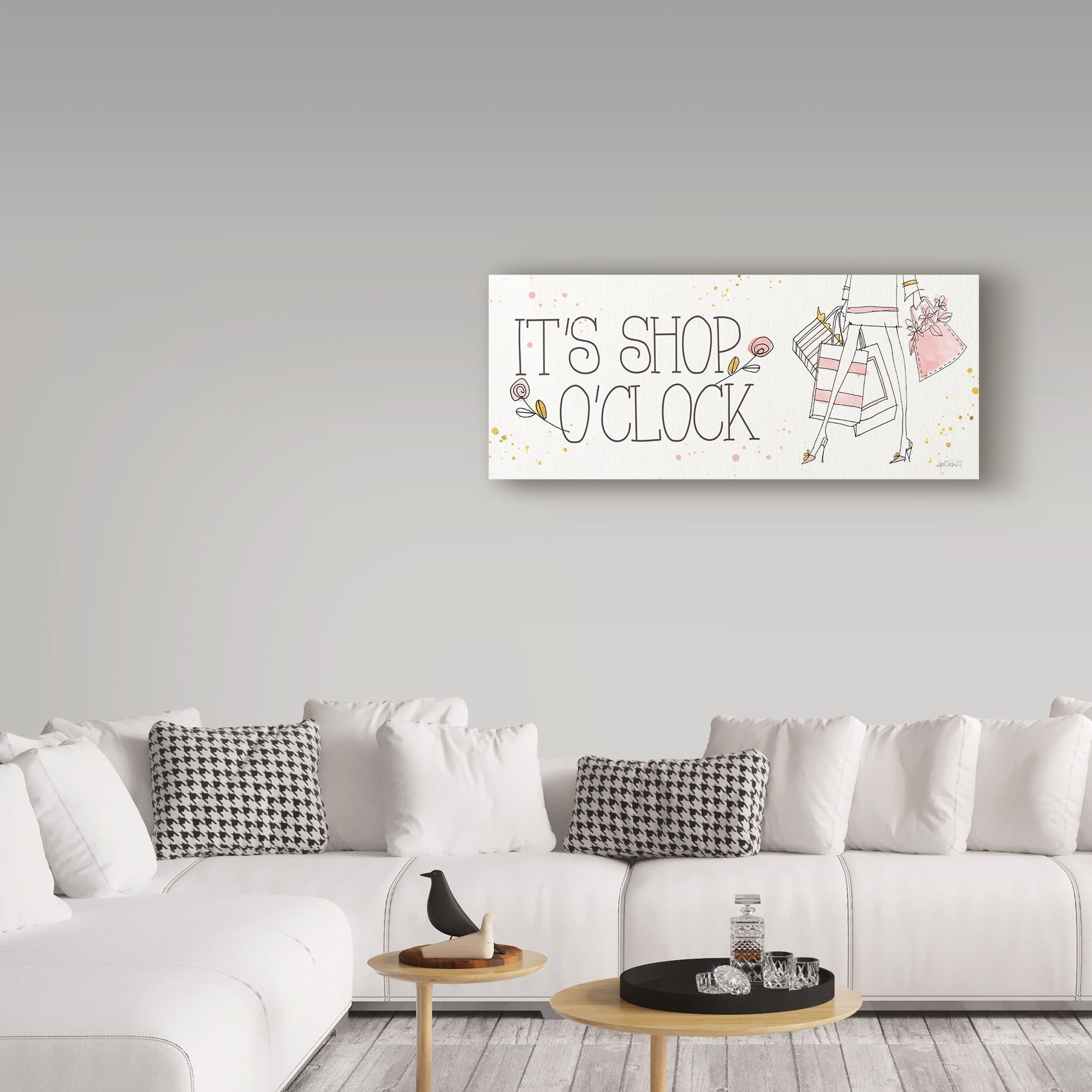 Trademark Fine Art 'Fashion Feet X' Canvas Art by Anne Tavoletti