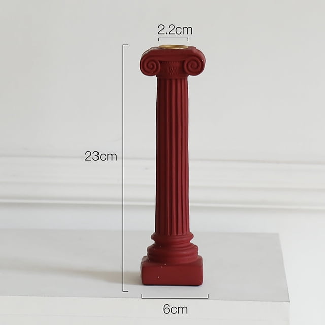 Greek European Style Roman Column Aroma Candle Holder Creative Ornaments Home Decoration