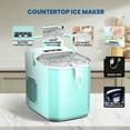 thumbnail image 3 of Havato Bullet Ice Maker with Ice Basket/Shovel/Handle, 9 Pieces/6-12 Minutes, Home/Office/Bar, Green, 3 of 8