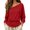 Red, variant on Tqcoqu Women's Off The Shoulder Sweatshirt Asymmetrical Tops Y2k Long Sleeve T Shirt Going Out Tops