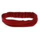 thumbnail image 5 of Diadema ancha boho, diadema atlética de yoga para mujer, banda elástica ligera y deslizante para cabeza borgoña Macarena Mujeres con banda para la cabeza, 5 of 8