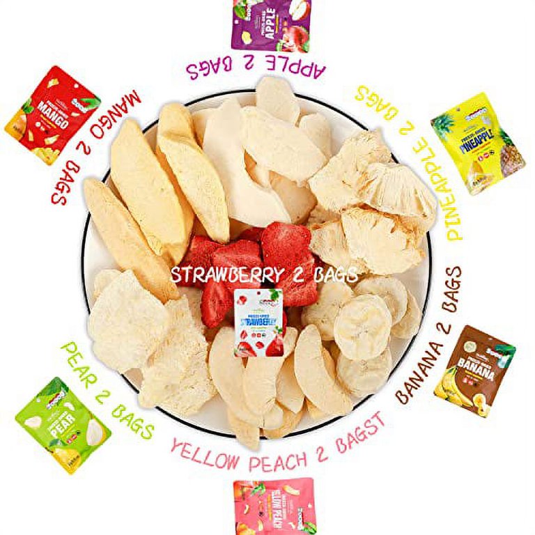 FreezeDried Mixed Fruit, 12 Pack SingleServe