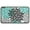 Black Turquoise and, variant on Black Turquoise and Gray Floral Pattern Door Rugs,Washable Non Slip Door Mats Indoor,Decorative Door Mats,Entry Mat Indoor for Entrance,Bedroom,Kitchen,Bathroom,30"x17"