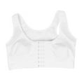 thumbnail image 4 of Women's Full Coverage Front Closure Wire Free Back Support Posture Bra, 4 of 8