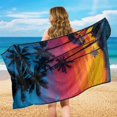 thumbnail image 4 of Uorisanigo Car Seat Cover Protector Easy to Install Summer Palm Tree Sweat Towel Seat Covers Bucket Fit Beach Swimming Outdoor SportsUniversal Fit Most Cars Women Men, 4 of 8