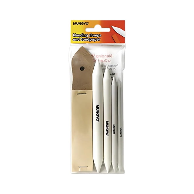 Set de mezcla de tocones y papel de lija MUNGYO para obras de arte