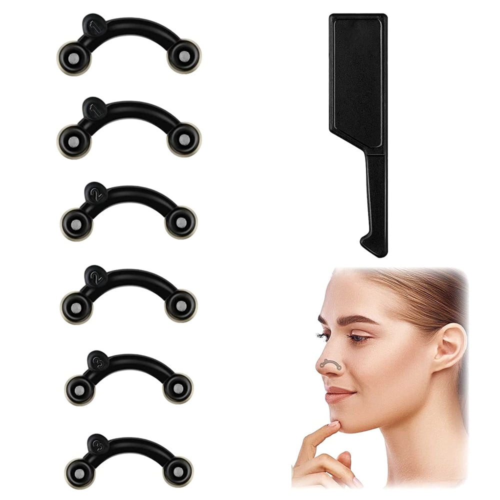 NOGIS 3 Pairs Invisible Nose Shaper Clip,PainFree Nose Up Lifting