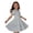 Grey, variant on lnmuld Girls' Short Sleeve Rib Knit Solid Color Dress Toddler Kids Summer Casual Party Comfortable Outfit Color:Purple,Size:6-7 Years