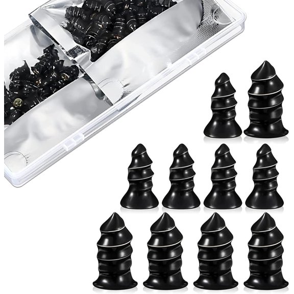 Screw in Tire Repair Plugs, Vacuum Tire Mending Nail, Tire Repair Rubber Nail, Fast Self-Service Tire Repair Tools, Car Repair Screw Tire Repairer, Quick Vacuum Tire Repair Plugs (10pcs, S)