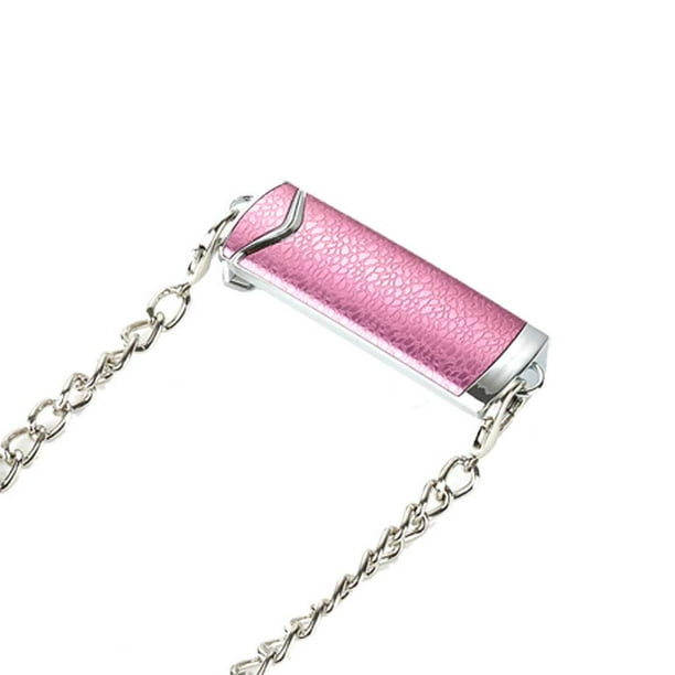 Bearachild Clip trasero para teléfono inteligente, portátil, ajustable, a la moda, anticorrosivo, para exteriores, accesorios de cadena para Relojes inteligentes plata rosa