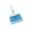 Blue, variant on Matoen Mini Dustpan Hand Broom Brush, Small Broom and Dustpan Set, Mini Dust Pan and Brush Set for Cleaning Home, Camping, Pets, Blue