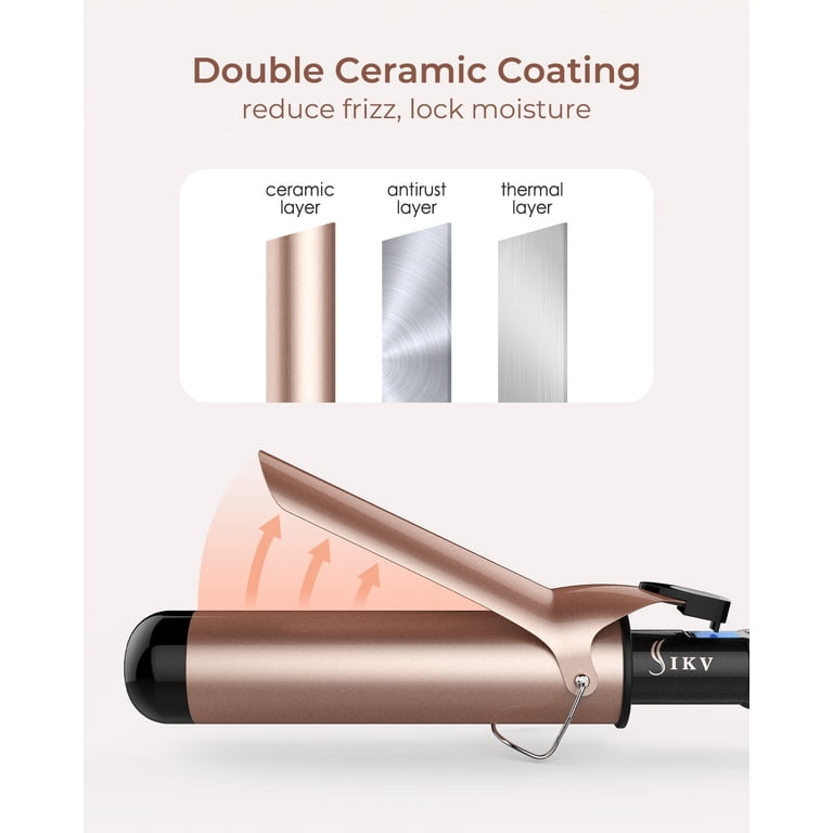 IKV 2 Inch Extra Large Curling Iron, Long Hair photo 4