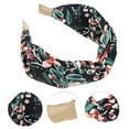 thumbnail image 3 of Unique Bargains 1 Pc Fashion Printed Knotted Headwrap for Women for Girls 5.91"x2.56" Blue, 3 of 6