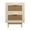 Natural-02, variant on 22" Farmhouse Nightstand, Small Beside Table with Storage, 2-Tier Wood End Table with Drawer and Open Storage Shelf, Suitable for Bedroom, Living Room