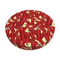 thumbnail image 6 of Uemuo Fire Extinguisher Pattern Round Bar Stool Seat Covers Washable Stool Cushion Slipcover Elastic Bar Chair Covers-, 6 of 7