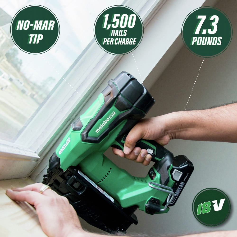 18V Brushless Lithium-Ion 16 Gauge Cordless Straight Brad Nailer Kit (3 Ah)