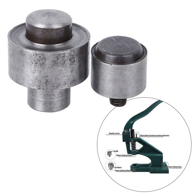 Hand Press Machine Setter Eyelet Puncher Grommet Die Mold, Manual Installation Tool for Luggage, Belts, Shoes
